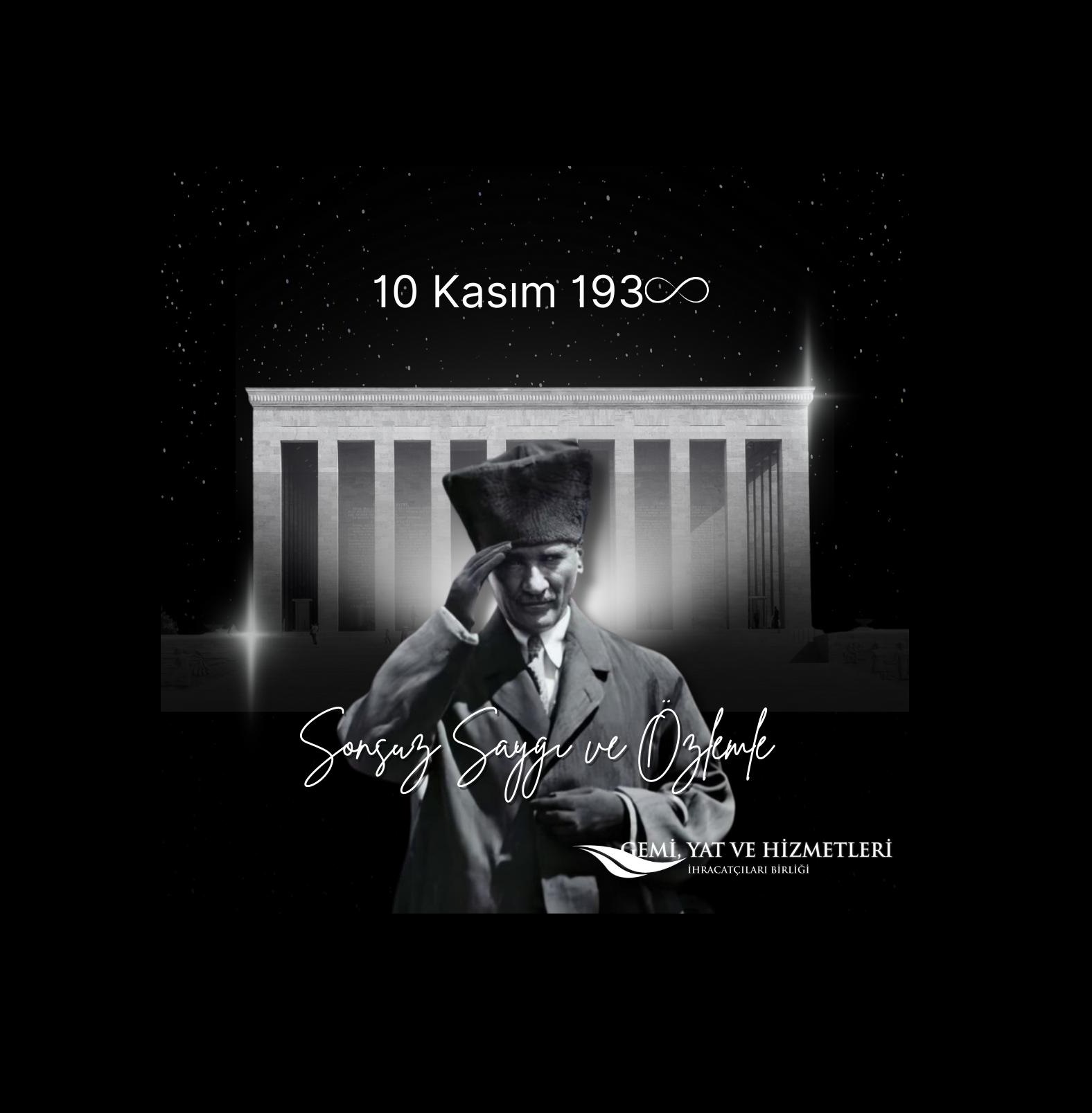 10 Kasım Atatürk'ü Anma Günü